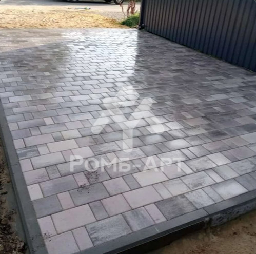 Фото укладки тротуарной плитки &ldquo;Новый город&rdquo;
