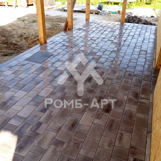 Фото укладки тротуарной плитки &ldquo;Новый город&rdquo;